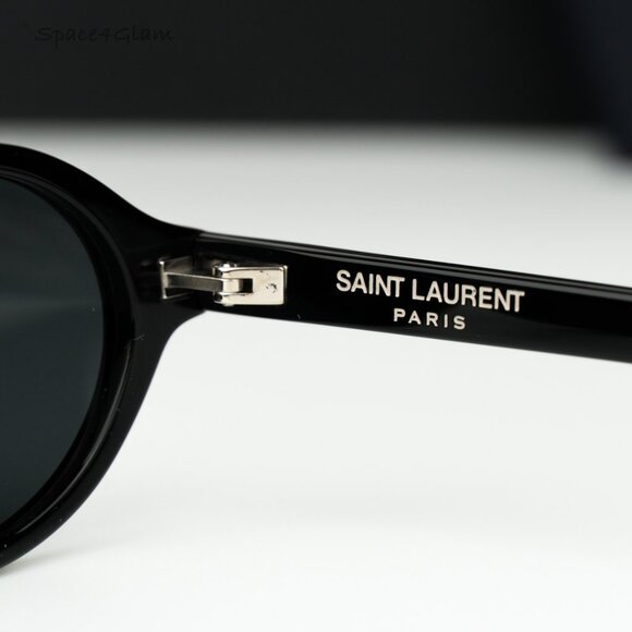 Saint Laurent Men Sunglasses Black Oval SL751 JEANNE 001 BRAND NEW - Picture 7 of 14